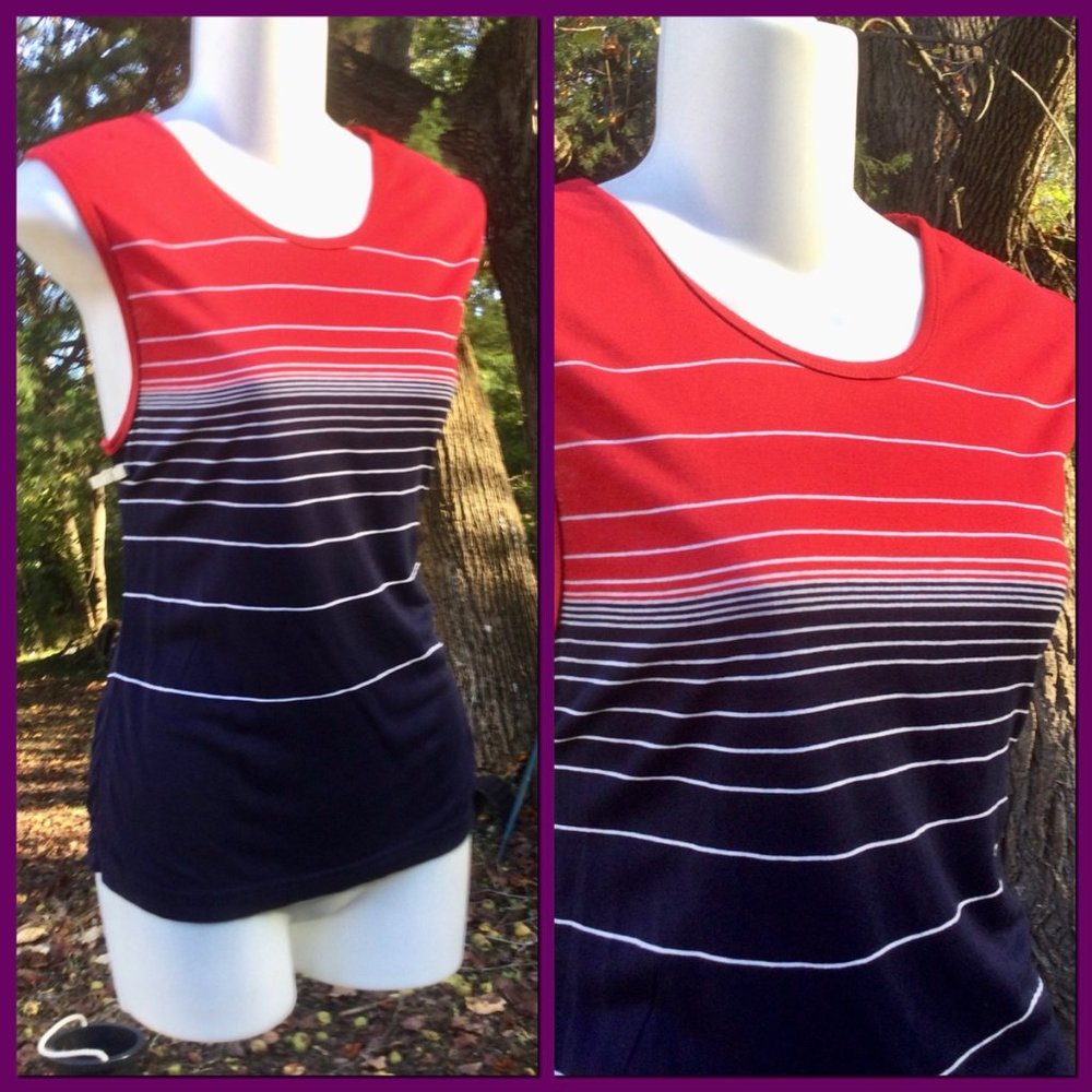 Vtg Sleeveless top, sz M